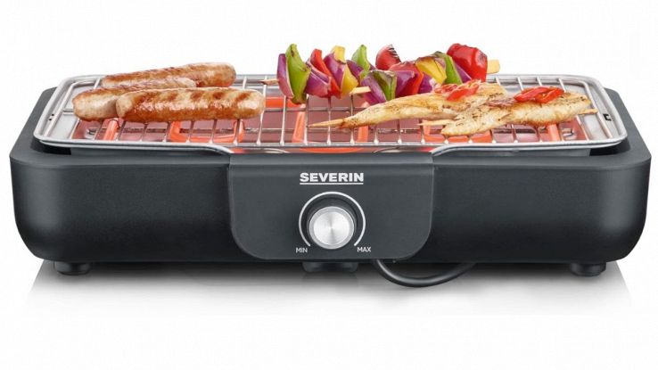 Amazon, crolla il prezzo del barbecue elettrico da tavolo Severin