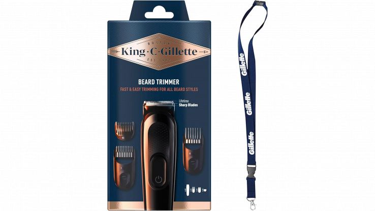 Rasoio Gillette con kit completo per la cura della barba, super sconto