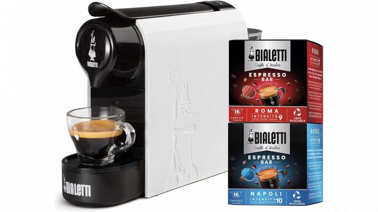 Bialetti Gioia, ora al minimo storico la macchina da caffè con capsule