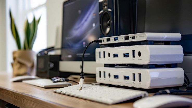 Belkin Hub USB-C A 5 Porte Con HDMI 4K 60Hz E Power Delivery 100W – Adattatore Multiporta Per Mac E PC