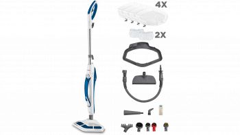 Polti, meno di 100€ per la scopa a vapore 2 in 1 con accessori inclusi