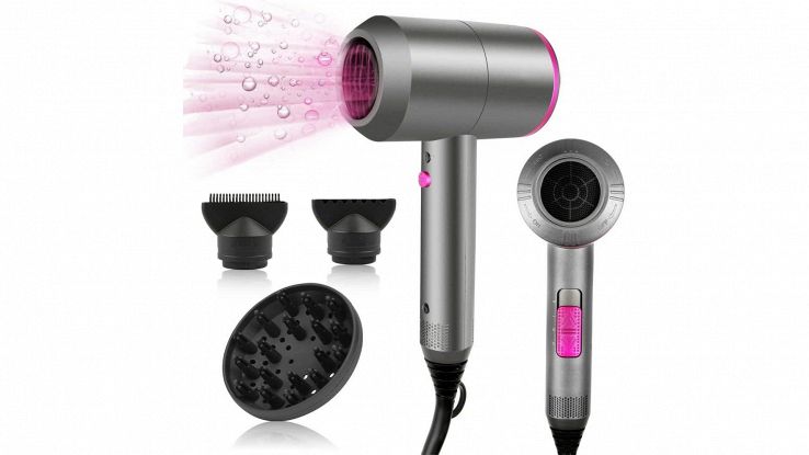 Imperdibile 73% di sconto sul phon professionale con accessori inclusi