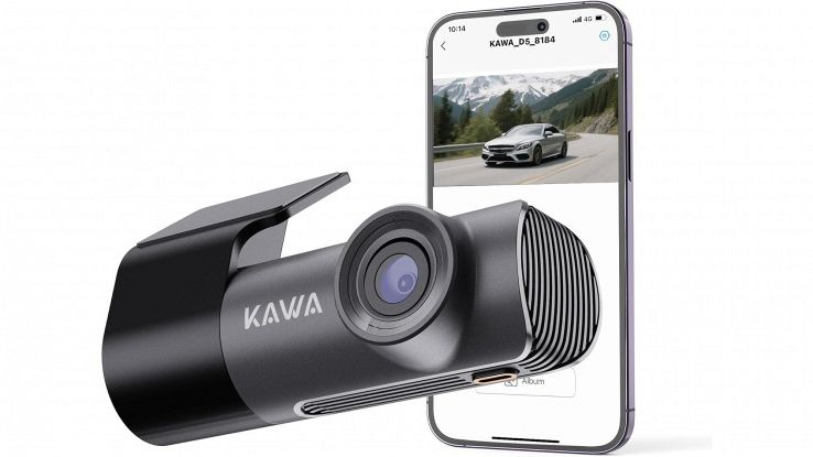 Amazon, super sconto del 50% sulla dashcam 2K con visione notturna
