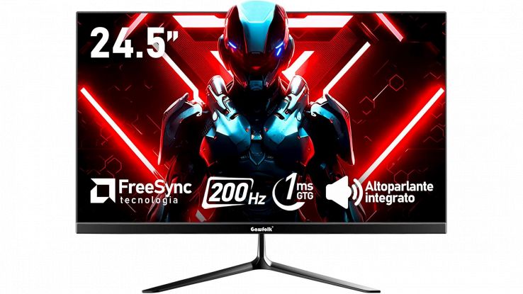 Amazon, ora sotto i 100€ il monitor FHD da 24,5’’: da prendere al volo