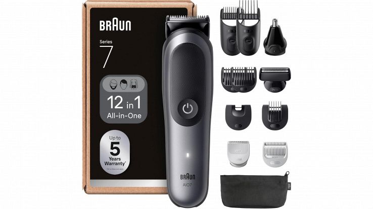 Braun Series 7, crolla il prezzo del rifinitore 12in1: sconto del 40%