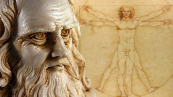 La statua di Leonardo