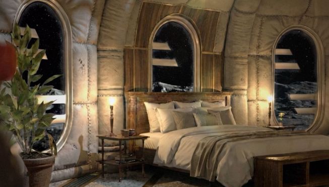 Ecco come dovrebbe essere una stanza dell'hotel sulla Luna