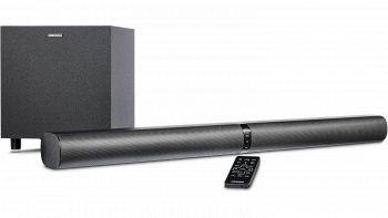 Amazon, in promo a meno di 100€ la soundbar con subwoofer wireless