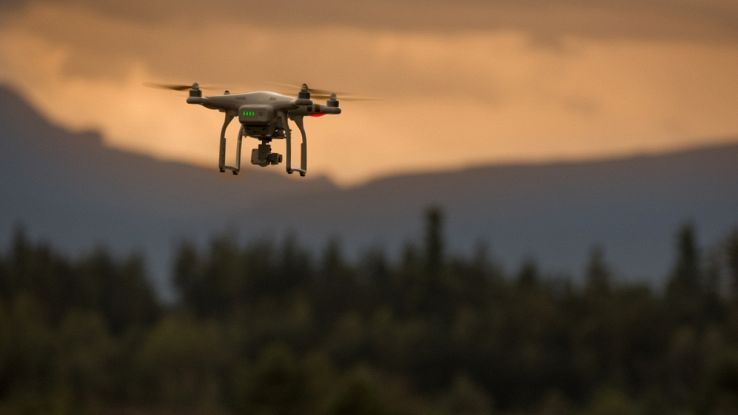 Drone in volo