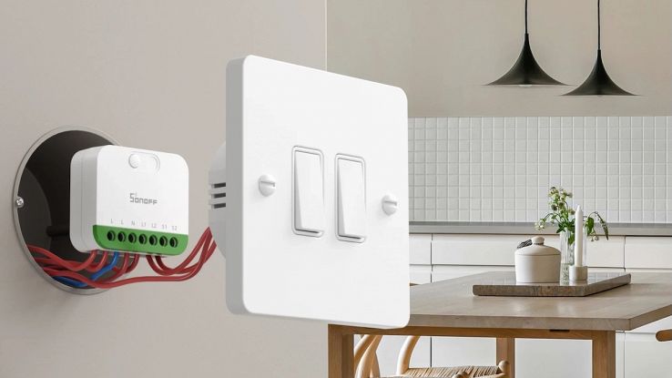Sonoff Mini duo con un interruttore