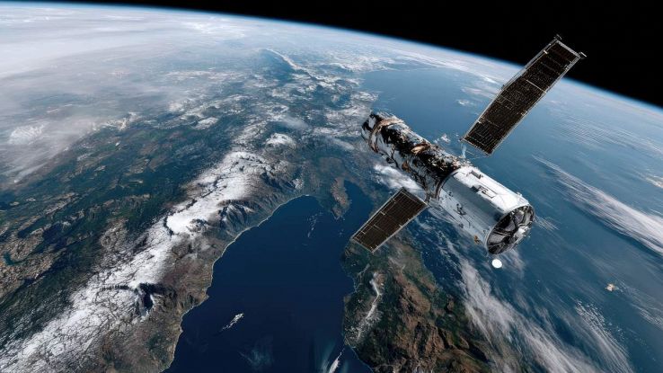 Un satellite nello spazio