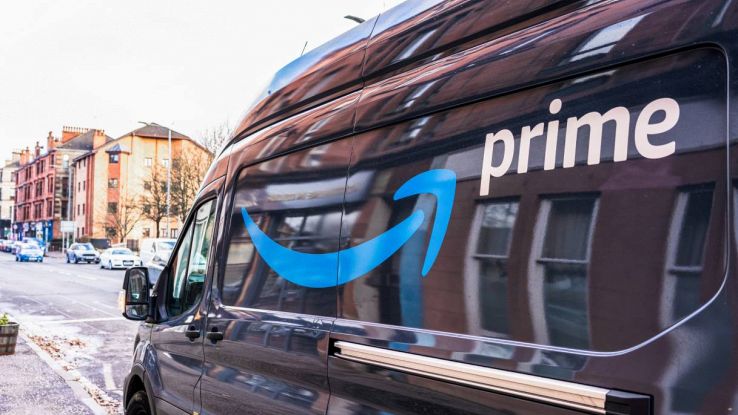 Un furgone Amazon