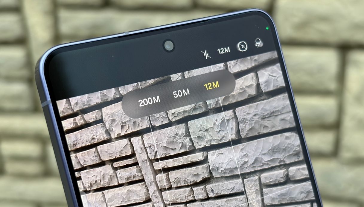 Un particolare del menu fotocamera di Galaxy S26 Ultra
