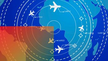 Traiettorie voli aerei mappa