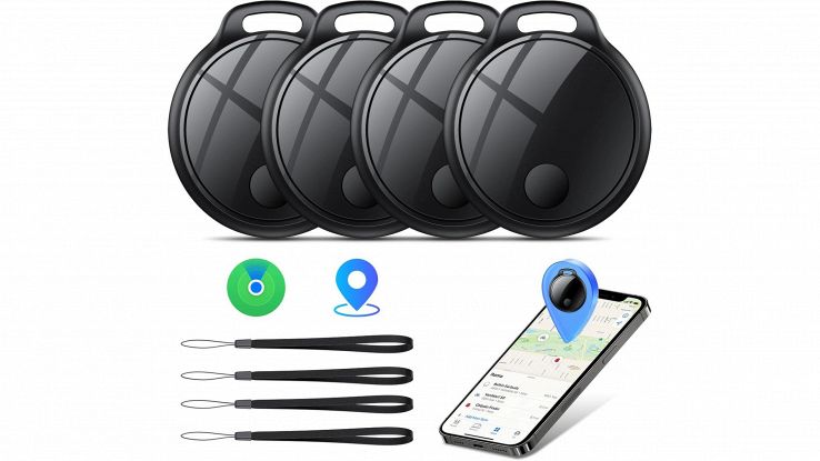 Air Tracker Tag nero set da 4 su Amazon