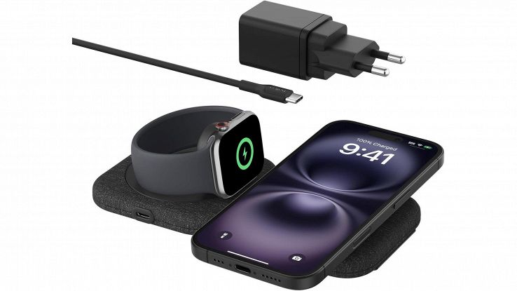 Belkin BoostCharge Pro tappetino di ricarica magnetica 2 in 1 su Amazon