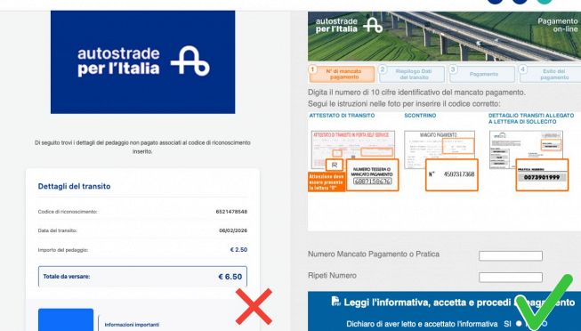 Confronti pagamento pedaggi