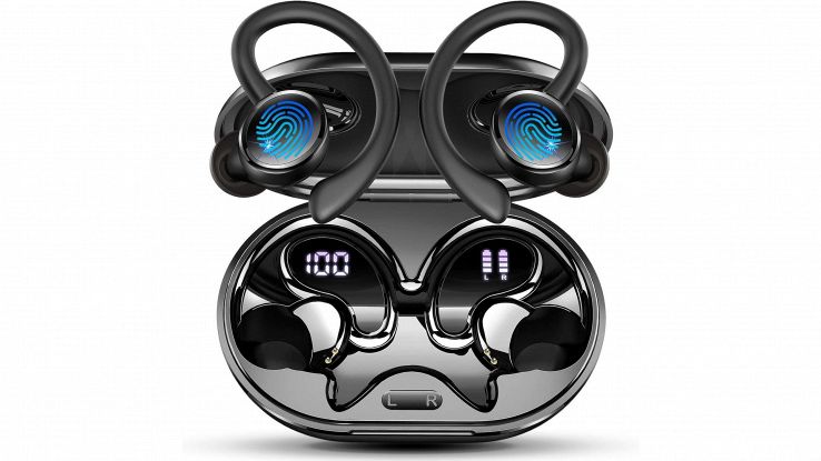 Cuffie Bluetooth Matast con display LED di ricarica su Amazon
