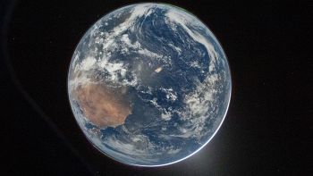 Foto della Terra dalla capsula Orion
