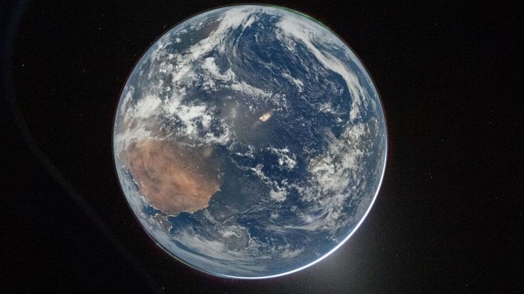 Foto della Terra dalla capsula Orion