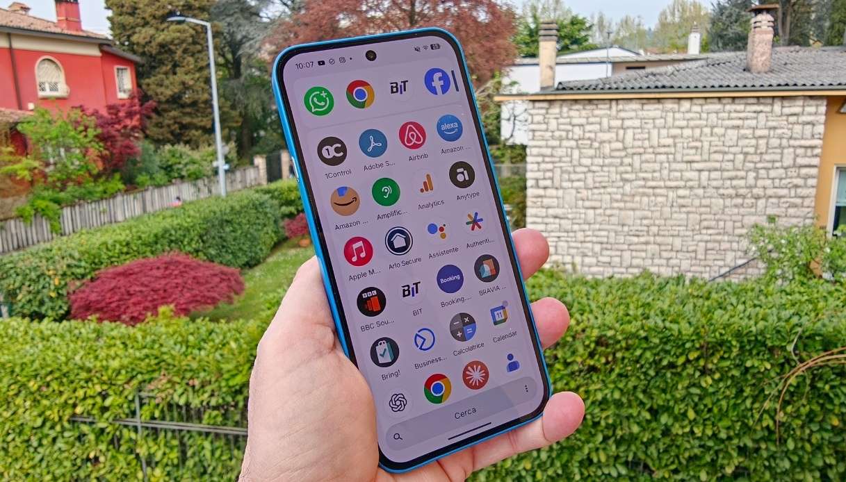 Nothing Phone 4a Nothing OS 4.1 app drawer schermata