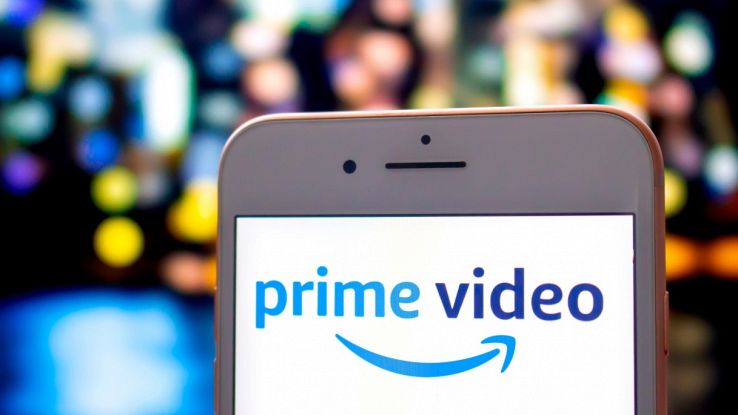 Schermo smartphone con logo Prime Video