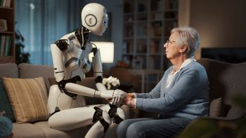 Robot umanoide in casa