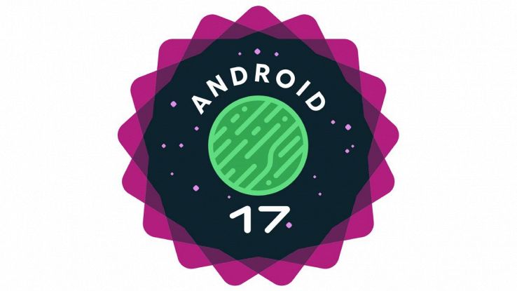 Il logo di Android 17