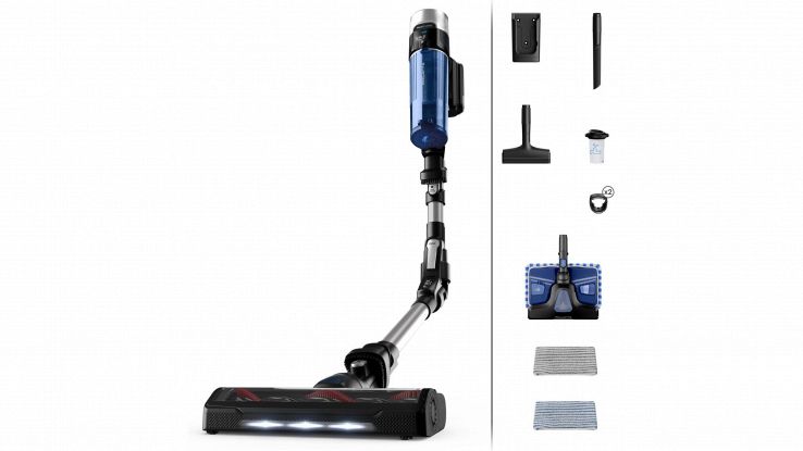 Aspirapolvere senza fili Rowenta XForce Flex 9.60 AQUA su Amazon