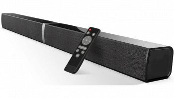 Bluetooth Soundbar per TV 2 in 1 staccabile nera