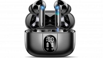Cuffie Bluetooth Donerton 5.4 con display LED su Amazon