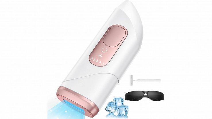 Epilatore luce pulsata Beauris con funzione di raffreddamento su Amazon