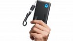 INIU Power Bank 10000mAh compatto con cavo USB-C rimovibile