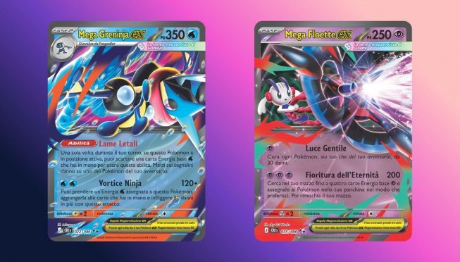 Mega Greninja-ex e Mega Floette-ex