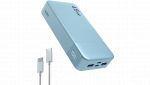 NOBIS Power Bank 20000mAh blu con display LED