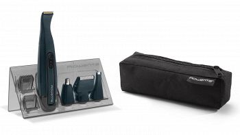 Regolabarba Rowenta TN3651 Nomad Mini Grooming Kit Easy nero