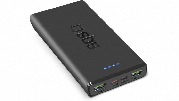 Power bank SBS PowerBank 10K FAST nero su Amazon