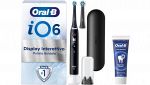 Spazzolino elettrico Oral-B iO 6 nero con accessori
