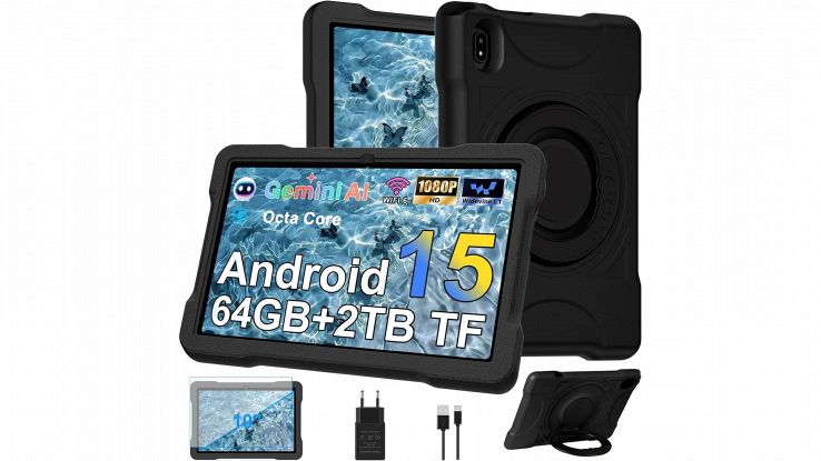 Tablet UJJ 10 pollici nero con custodia su Amazon