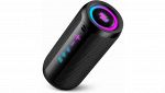 TIMU Cassa Bluetooth Portatile nera con luci RGB