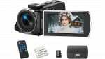 Videocamera FIREFOTO 4K 64MP con schermo ruotabile