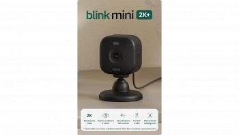 Videocamera Mini 2K+ Blink nera per la sicurezza domestica su Amazon