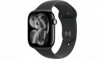Apple Watch Series 11 GPS 46 mm Jet Black con cinturino sport nero