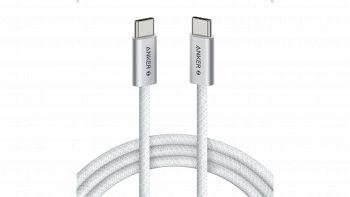 Anker Zolo Cavo da USB-C a USB-C bianco intrecciato da 1,8 metri