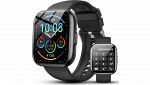 Ddidbi Smartwatch Uomo Donna nero con display da 1,85 pollici