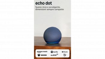 Echo Dot ultimo modello colore blu notte