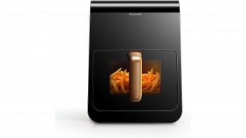 Friggitrice ad aria Panasonic NF-CC600AXE nera con finestra trasparente