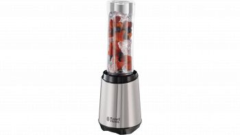 Frullatore Russell Hobbs compatto in acciaio inox con bottiglia da 600 ml