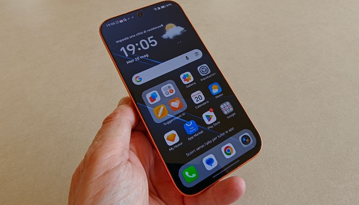 Il display di Honor 600