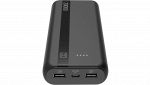 Power bank Cellularline 20000mAh nero con doppia USB